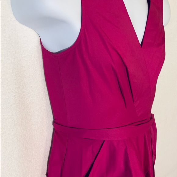 NWT DKNYC Fushcia Dress Size 2 w/ Pleat Detail - Picture 4 of 9